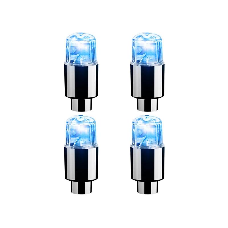 2/4Pcs Tire Valve Cap Lights Durable Tire Lights For Car Air Valve Caps With Lights For Motorcycles Bicycles Electric Vehicles