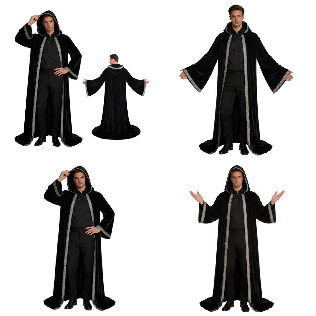Harry Potter Sirius Cosplay Cloak With Long Sleeves For Halloween Party