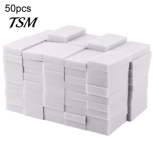 Kitchen Supplies 50Pcs Cleaning Sponge No Detergent Flexible Multi-purpose Scrub for Tools