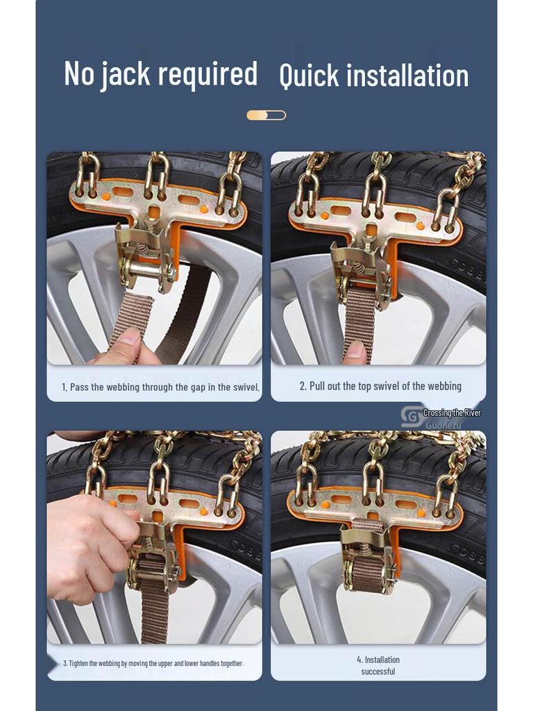 Tire Chains Compatible with Lexus ES, RX, UX, NX, CT200h, & ES300h Models