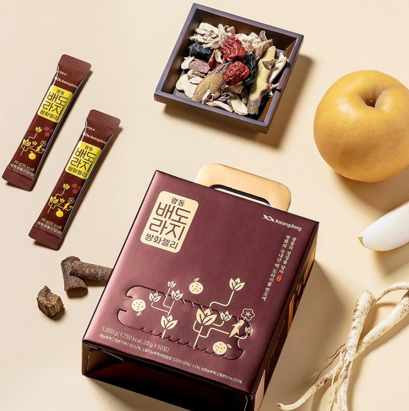 Kwangdong Pear & Bellflower Ssanghwa Jelly 50 Packs, 1kg