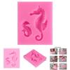 Timeless Design 3d Sea Horse Silicone Fondant Mold For Classic Cake Decor