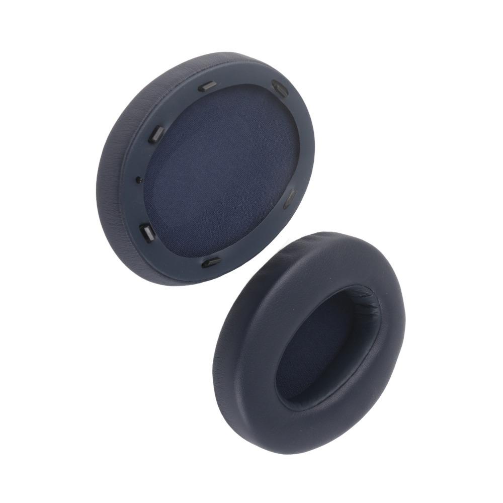 2 Stück Leder Ersatz Ohrpolster Ohrabdeckungen für Sony WH XB910N Kopfhörer Soundausrüstung