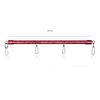 Stainless Steel Metal PU Leather Open Leg Bar Bondage For Handcuffs Wrist Ankle Restraint  Accessory Erotic Sex Toy