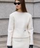 RENEJ Bobo Two-Way Tweed Top