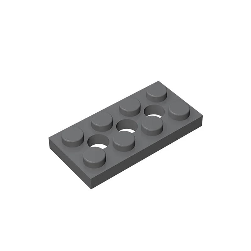 

MOC 10PCS Puzzle Particle 3709 Plate 2x4 With 3 Holes Blocks Kit High-Tech Board Bricks Idea Particle Toy Gift Dropshipping