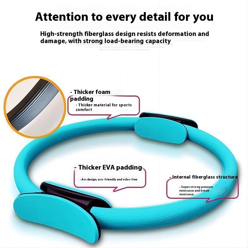 Pilates Resistance Circle Yoga Magic Circle Middle-aged and Elderly Clip Legs Pelvic Floor Strength Trainer Fitness Ring