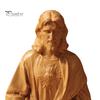 Resin Jesus Ornament Christ Statue Christmas Tabletop Decoration Holy Figurine Sit in Jesus-inspired Holiday Decor Meditation for Tables Mantel
