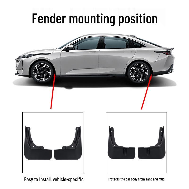 Compatible Mud Flaps for 23 Changan Lamore and Yida Models - Car Accessories