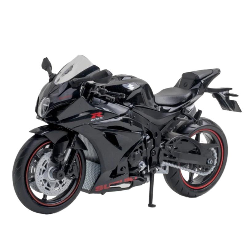 

Модель гоночного мотоцикла Suzuki GSX-R1000R в масштабі 1/12, сплав, лита, вуличний, кросовий, висока імітація чорний