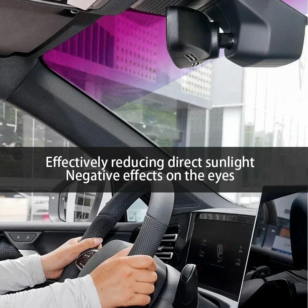 Película anti-UV para para-brisa dianteiro de carro, película solar para janela de carro, acessórios de decoração para carro