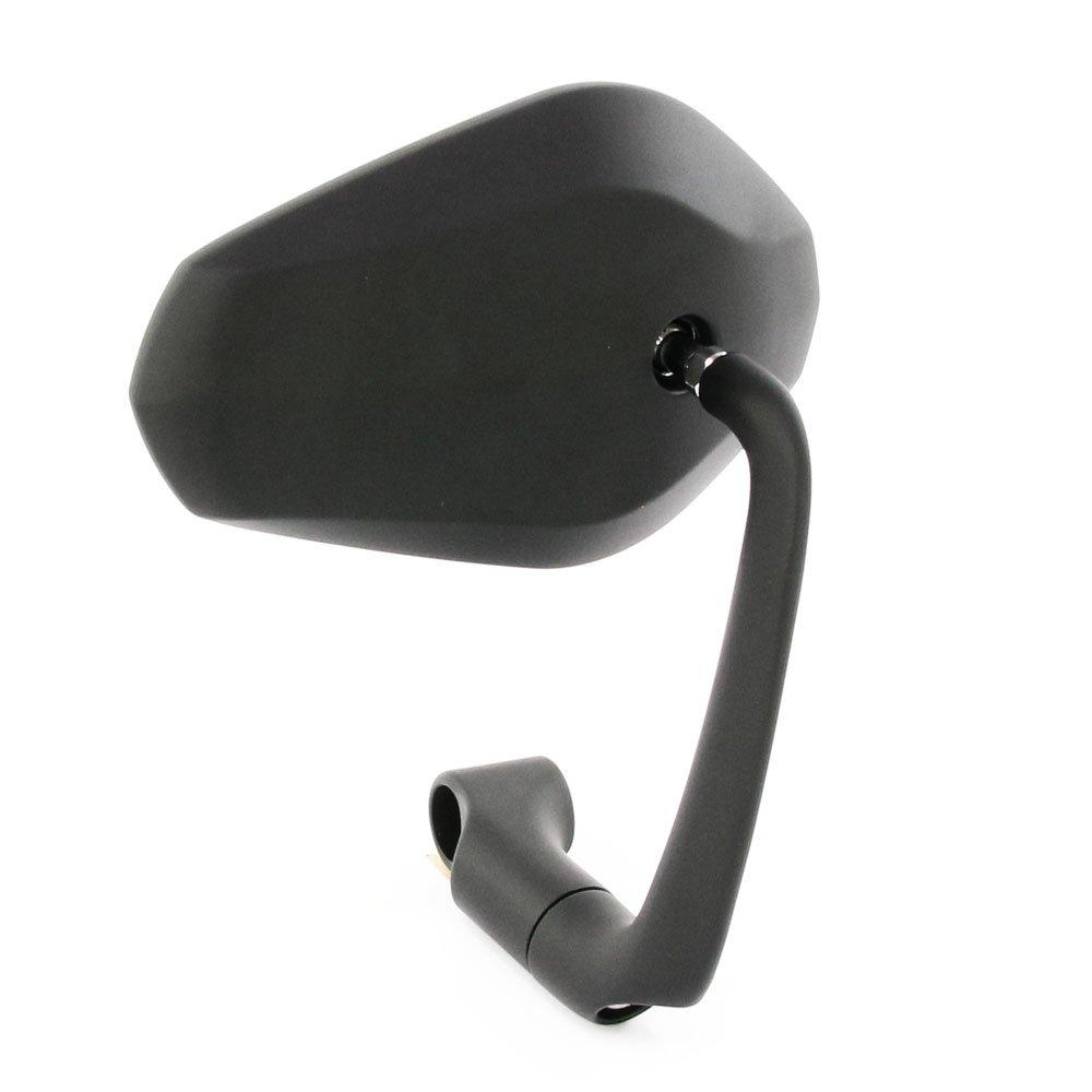 Universal Matte Black Bar End Mounting Can Also Be Used As Bar End Left and Right Matte Black Mirrors, 10mm/8mm Screws, Mirrors, Set,