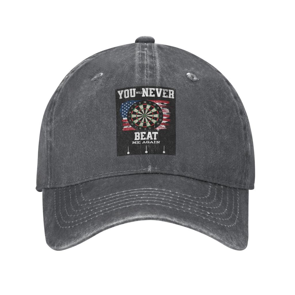 Unisex Baseball Hats Dart Board Arrow Target Denim Fabric Outdoor Baseball Caps Hip Hop Cap Casquette