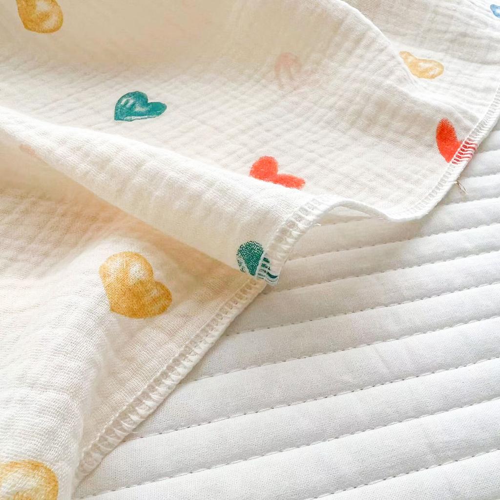 2-lagige Baumwollgaze Entbindungsraumtasche Einzelne Neugeborenen-Babytasche Dünne Decke für Neugeborene Sommer-Baby-Kinderwagen-Decke Handtuch