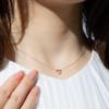 LEGAN Open Heart Necklace Diamond 0.07ct K18 Pink Gold Anniversary Birthday Gift for Women Japan Store