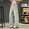 Men's Retro Washed Loose Straight Jeans