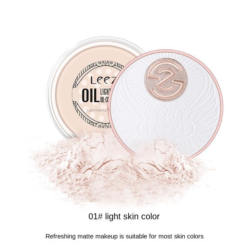 

Leezi Легкая рассыпчатая рассыпчатая пудра-консилер, консилер для скрытых пор, легкая, долговечная матовая отделка с пуховкой 01