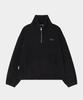 KISYNING Soft Fluffy Half Zip-Up (Black)