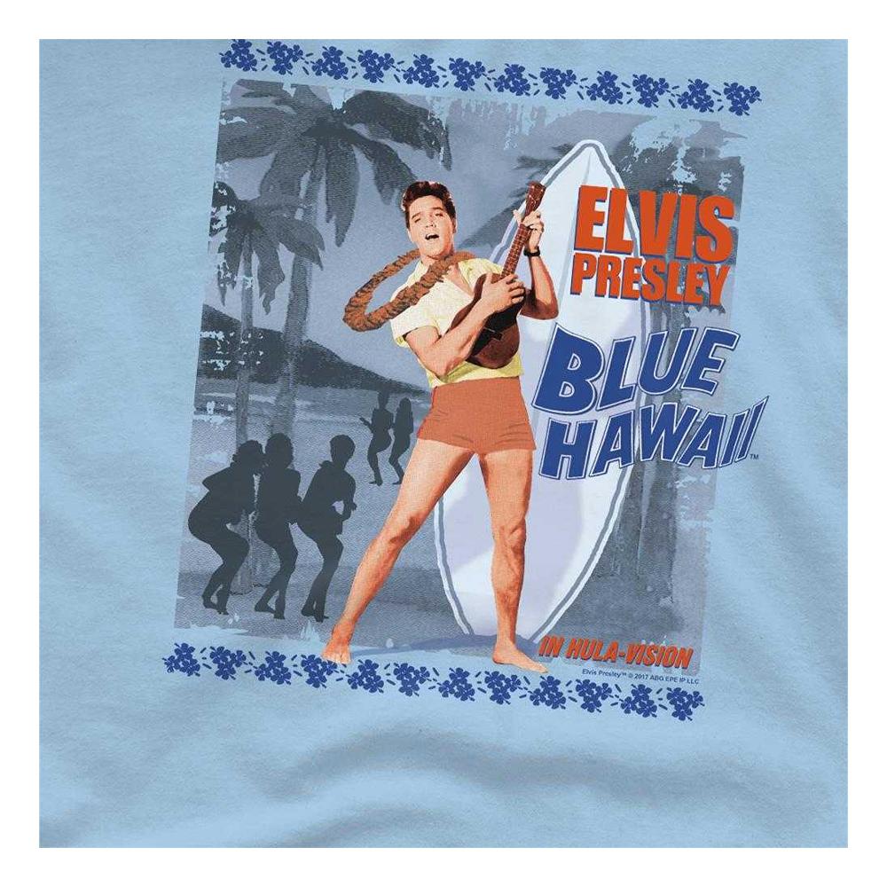 Elvis Presley Unisex Adult Blue Hawaii Poster T-Shirt