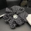 2025 Retro Plaid Fabric Scrunchie Hair Tie for Women