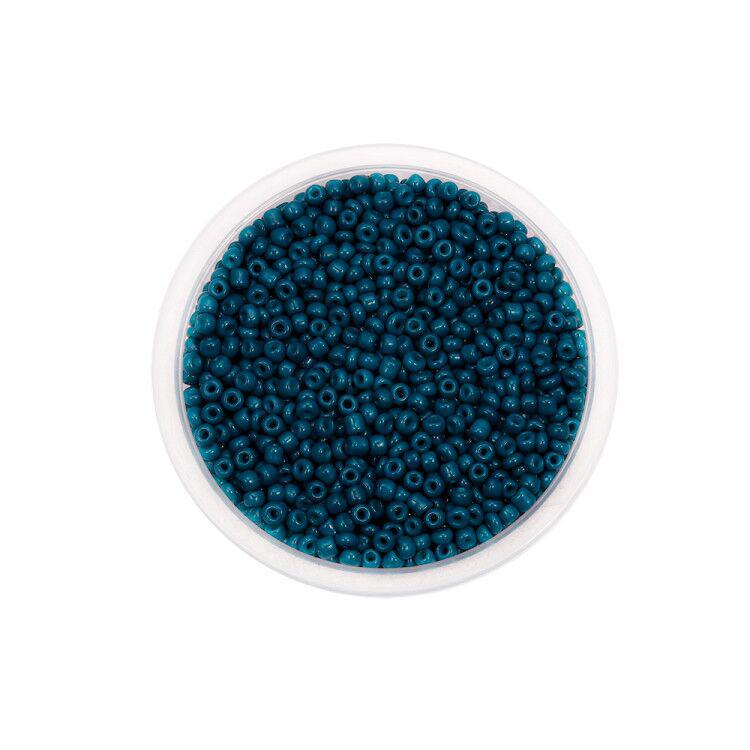 33-Color Solid Glass Beads for DIY Jewelry & Beaded Bracelets