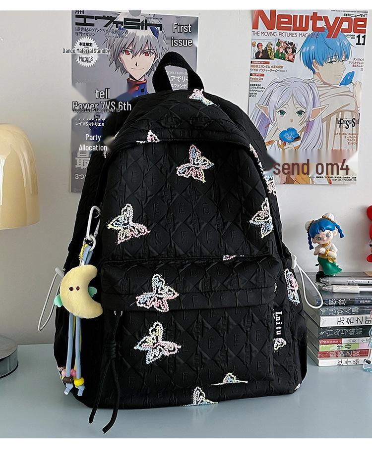 Japanese-Style Large Capacity Schoolbag for Girls - Versatile Backpack for College, High School, and Junior High Students