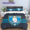 Sheffield Wednesday F.C Pattern Bedding Quilt Set  Home Decoration  Gift (1 * Duvet Cover + 2 * Pillowcase  Without Core)