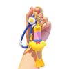 Exquisite Workmanship Keychain Cute Duck Design Keychain with Telescopic Lanyard Cartoon Charm Keyring for Backpack for Kids