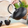 Cast Iron Kettle Teapot Teapot Infuser with Strainer for Herbal Tea 1L