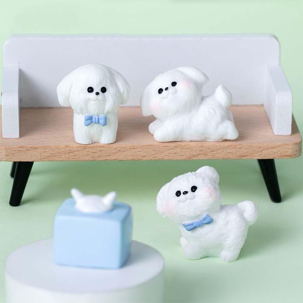 

Изделия из смолы Фигурки собак Миниатюрные DIY Микро Ландшафтные Украшения Домашний Декор Рабочего Стола