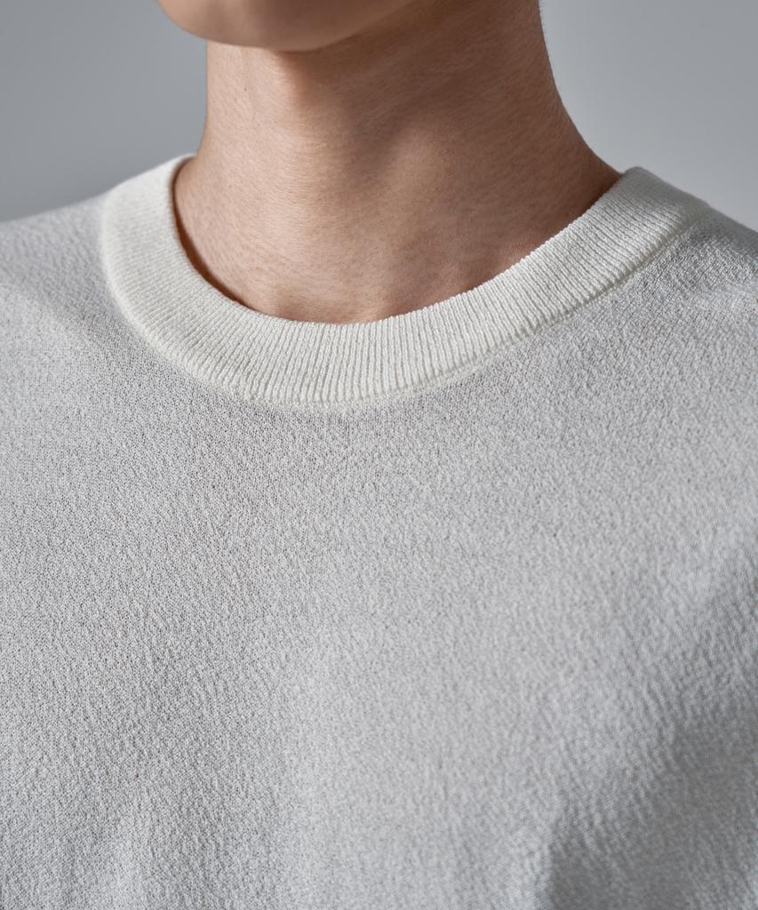 WAAR M1092 Airy Round Knit_Ivory