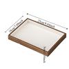 Velvet Wood Rings Tray Exquisite Jewelry Display Tray Multipurpose Ring Earring Holder  Home
