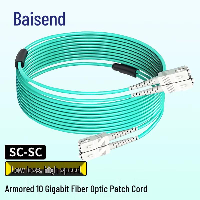 BOSENDE OM3 Armored Duplex Fiber Optic Patch Cable