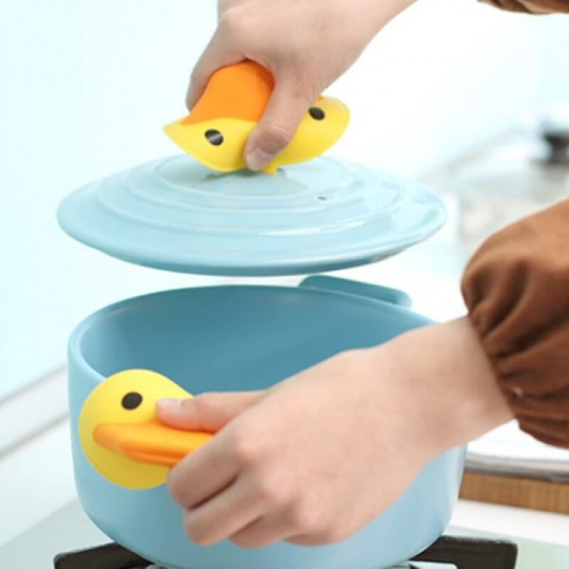 

Silicone Duck Pot Tongs 2P