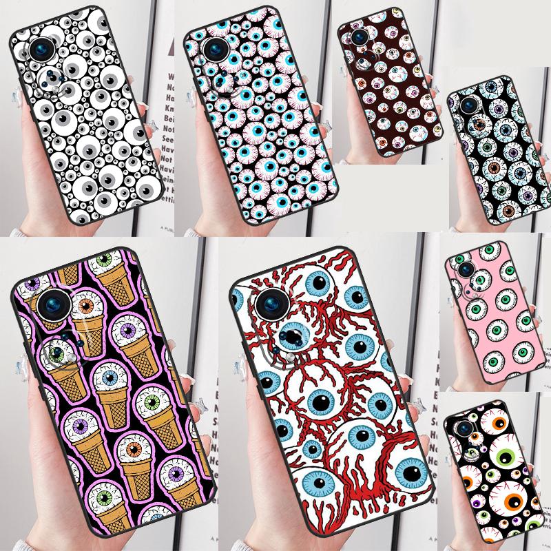 Crazy Eyeball Pattern Case For Honor Magic 7 5 6 Pro Honor 200 Pro X9b X9a X8b X8a X8 X9 X9c 50 70 90 Lite Cover