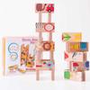 28-Piece Wooden Animal Domino Puzzle Building Blocks - Educational Toy for Early Childhood Development