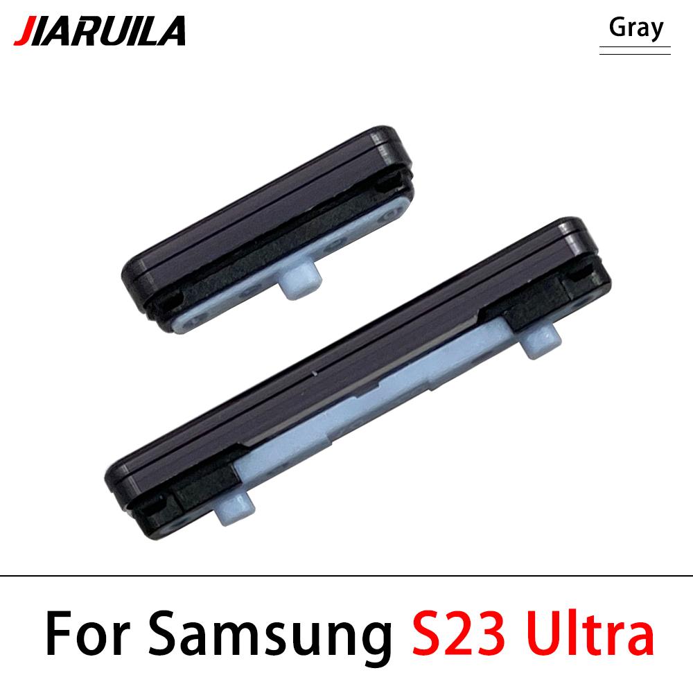 NEW For Samsung S23 / S24 S23 Plus / S24 S23 Ultra Side Volume Button + Power ON / OFF Buttton Key Set Replacement Parts