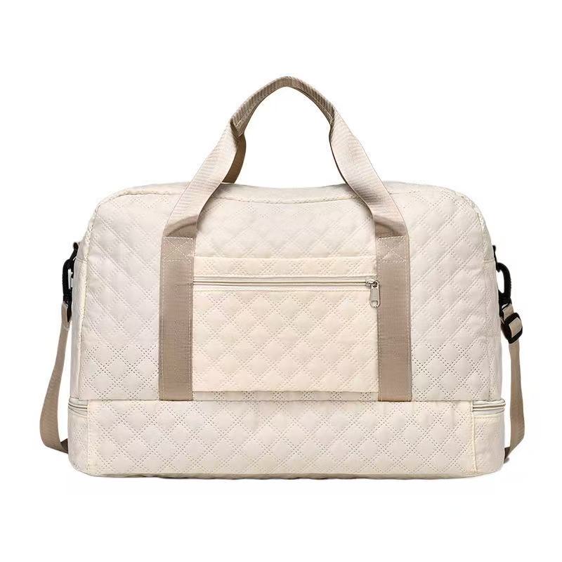 Deluxe Large Capacity Duffel Bag - Multi-functional Shoulder and Crossbody Tote Bag with Wet and Dry Pockets,Dual Side Pockets for Travelling