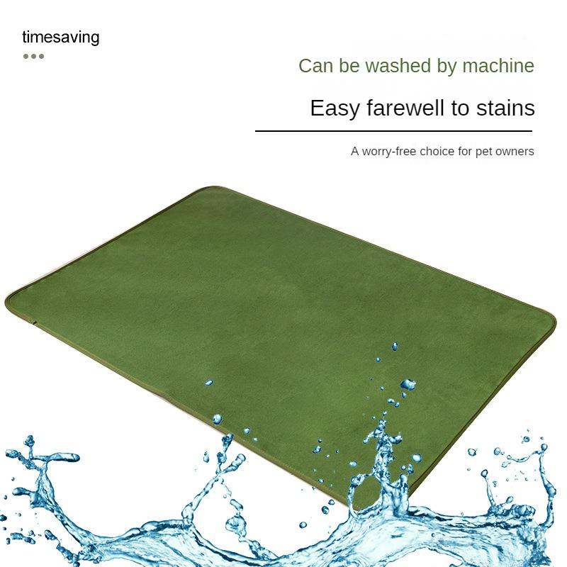 Reusable Washable Dog Pads Urine Pads Household Large-sized Fleece Pet Urine Pads Waterproof Portable Pet Pads Pet Supplies