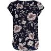 Only Womens/Ladies Vic Floral Crew Neck Short-Sleeved Blouse