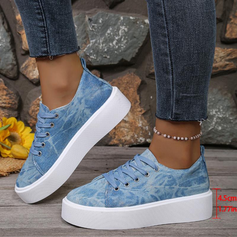 Sneakers Women New Sports Shoes Spring Autumn Fashion Round Toe Lace Up Loafers Comfortable Lightweight Flat Shoes for Women