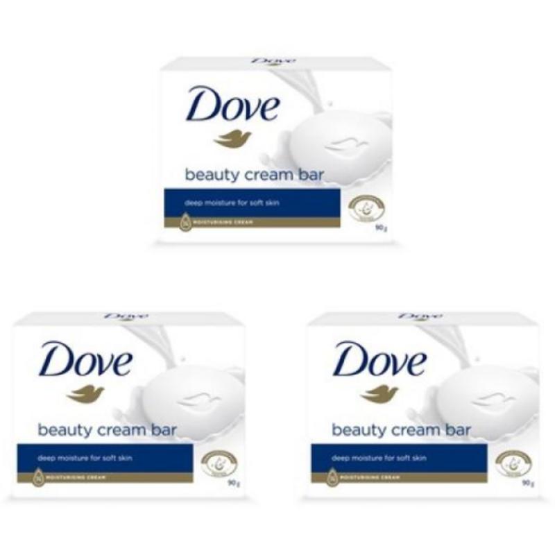 Dove Beauty Cream Bar Soap, 90g, 3 pcs