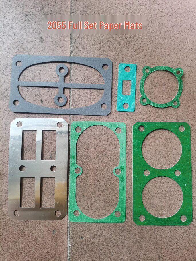 Air Compressor Head & Cylinder Seal Kit: Paper, Steel Wire, Asbestos Gaskets & 3P Air Rod Gasket