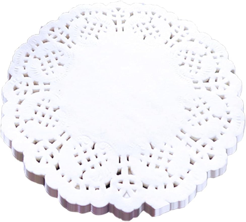150-Pack Lace Paper Coasters, Round Doilies, Candy, Cake Wrapping, Oil-Absorbent Paper, Greaseproof Paper, Tempura Paper, Baking Paper, Lace Paper,