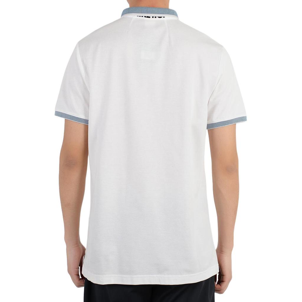 Nike Polo Shirts Men's White Polo Collar Moderate Straight Fit 834302-100