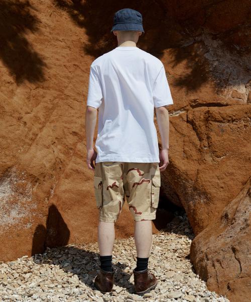 ALPHA INDUSTRIES Relaxed Navy T-Shirt White