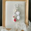 Cute Cute Love Handmade Beaded Keychain Mobile Phone Chain Pendant Bag Pendant Ins Wind