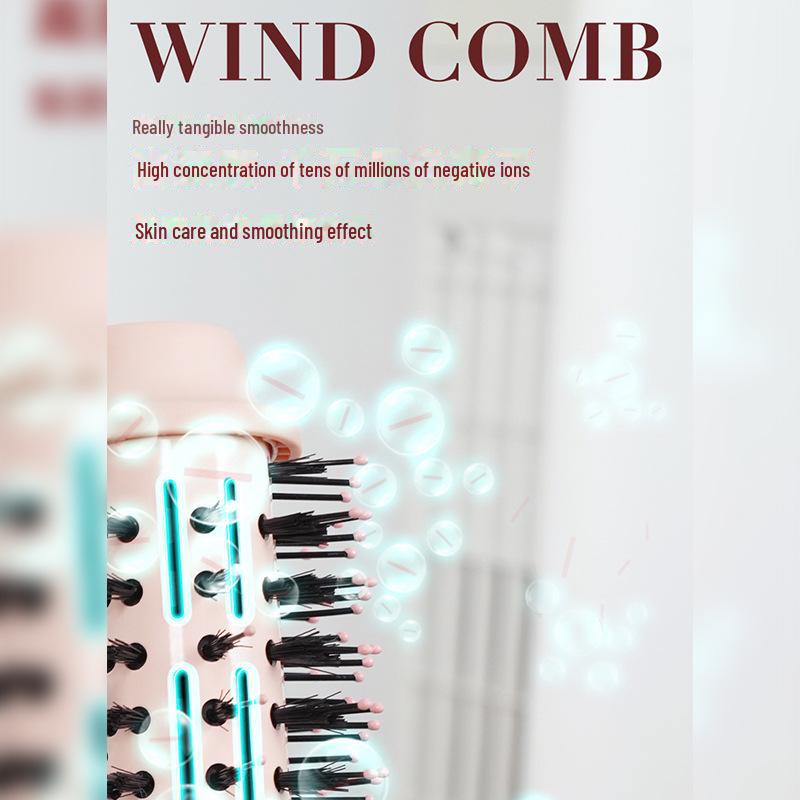 Pieptene Multifuncțional cu Aer Cald, Uscător de Păr și Ondulator cu Ioni Negativi 2008