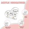 1pc Heart-Shaped Teacher's Day Gift - Acrylic Award with 'An Amazing Teacher Is Not Easy to Find' Message, Graduation/ End of Year/ Christmas Present 