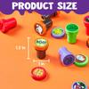 JOYIN 100pcs Halloween Stampers for Kids 25 Designs Assorted Plastic Stamps for Halloween Party Goodie Bag Teacher Student Classroom Game Prizes